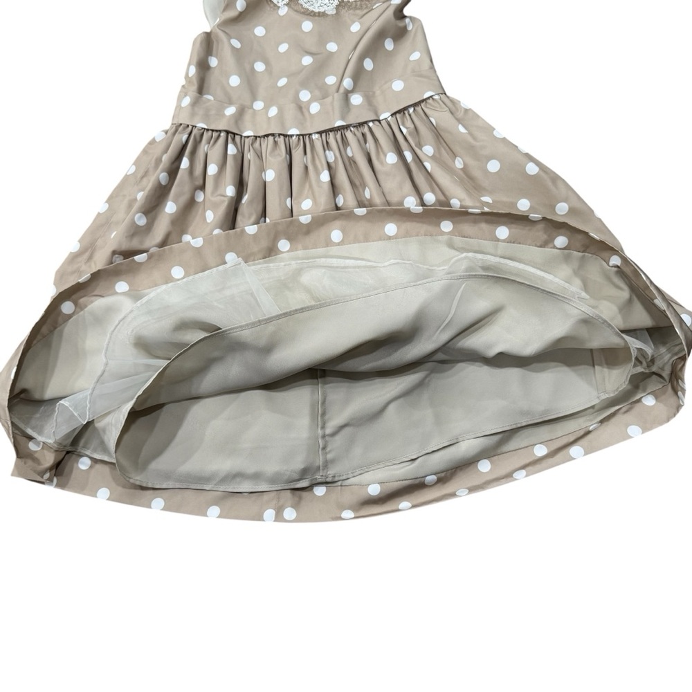 Jason Wu for Target Polka Dot Sleeveless Dress with‎ Lace Collar - Picture 7 of 8
